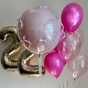 Pink symphony of the holiday with delivery Novosibirsk