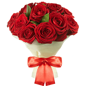 Bouquet of red roses with delivery Novosibirsk