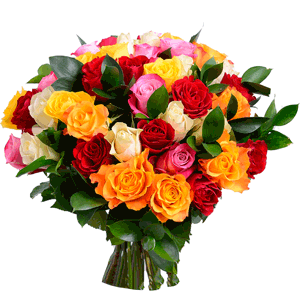 Arrangement of 39 Kenyan Roses with delivery Novosibirsk