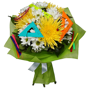School bouquet with delivery Novosibirsk