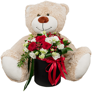 Lovestruck with teddy bear with delivery Novosibirsk