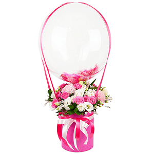 Romantique with bubbles with delivery Novosibirsk
