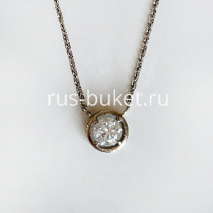Gold Pendant With Diamond with delivery Novosibirsk