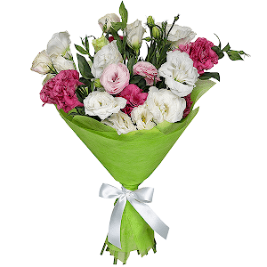 7 Lisianthus with delivery Novosibirsk