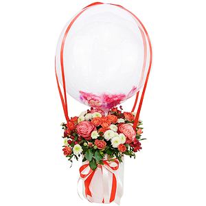Warm feelings with bubbles with delivery Novosibirsk