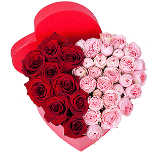 Loving heart with delivery Novosibirsk