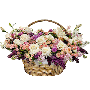 Flower fountain with delivery Novosibirsk