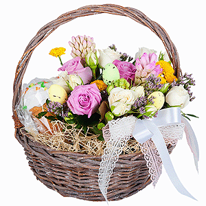 Bright Easter with Easter cake with delivery Novosibirsk