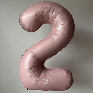 Foil Number "Pink 2" with delivery Novosibirsk