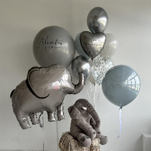 Balloon Set "Cute Elephant" with delivery Novosibirsk