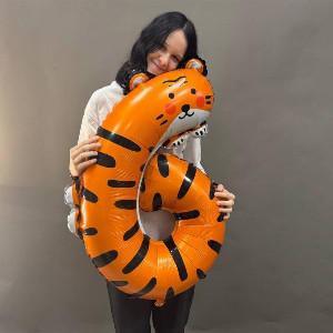 Figure Balloon "Tiger 6" with delivery Novosibirsk