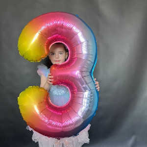 Figure Balloon "Gradient 3" with delivery Novosibirsk