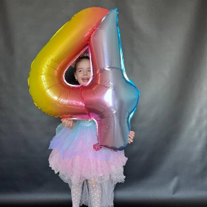 Figure Balloon "Gradient 4" with delivery Novosibirsk