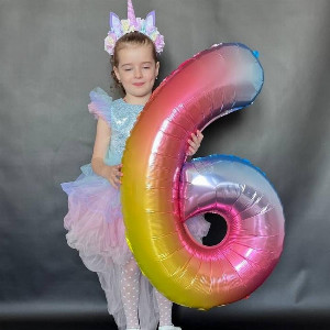Figure Balloon "Gradient 6" with delivery Novosibirsk