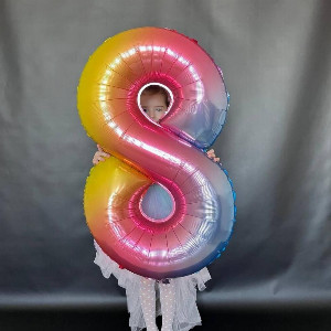 Figure Balloon "Gradient 8" with delivery Novosibirsk