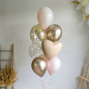 Hearty Greeting Balloon Fountain with delivery Novosibirsk