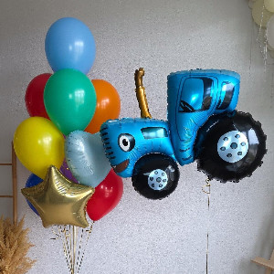 Merry Holiday Balloon Set with delivery Novosibirsk