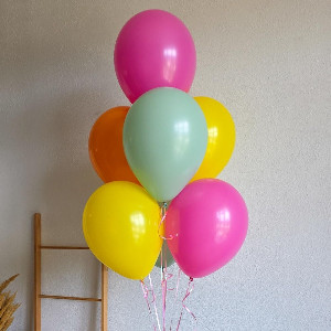 Rainbow Carousel Balloon Fountain with delivery Novosibirsk