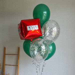 Pixel Craft Balloon Fountain with delivery Novosibirsk