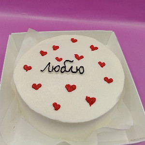 Raspberry Dawn Bento Cake with delivery Novosibirsk