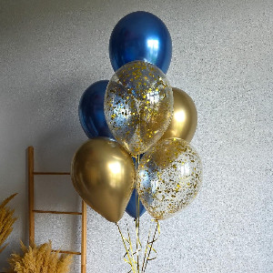 Royal Blue Balloon Fountain with delivery Novosibirsk