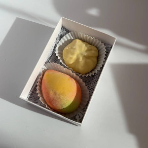 Mango & Popcorn Chocolate Dessert Set with delivery Novosibirsk