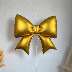 Foil Balloon "Golden Bow" with delivery Novosibirsk