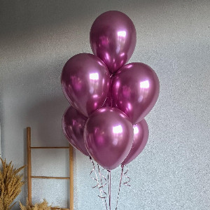 "Pink Satin" Balloon Bouquet with delivery Novosibirsk