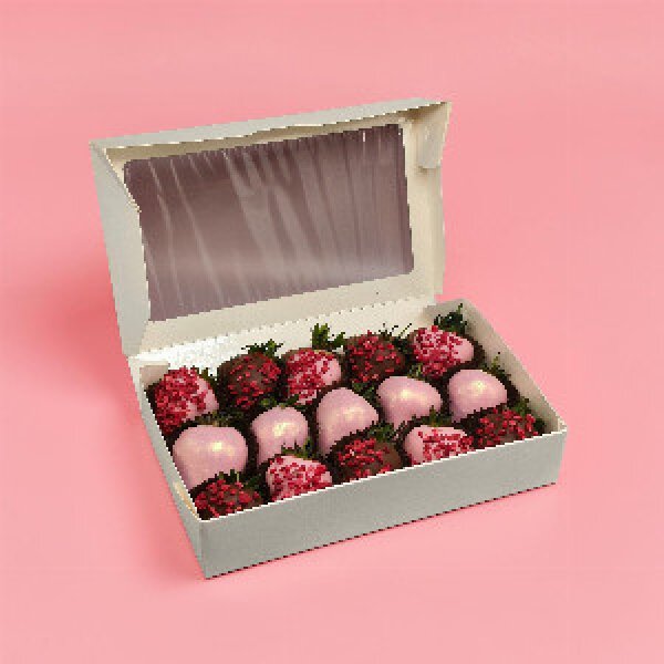 "Elegant Balance" Chocolate-Covered Strawberries